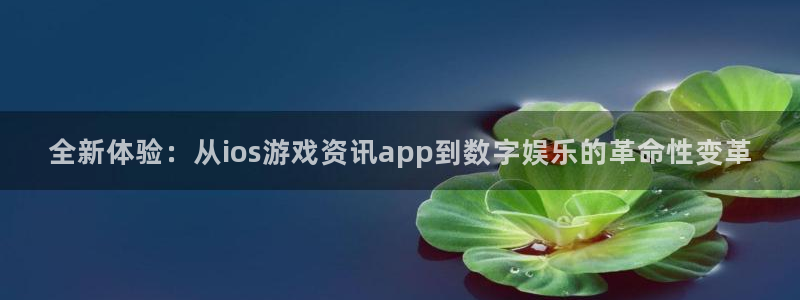 星欧娱乐官方平台：全新体验：从ios游戏资讯app到数字娱乐